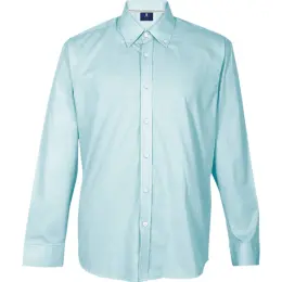 Mens Prime Cotton Lounge Long Sleeve Sky Front